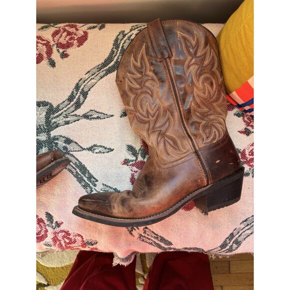 LAREDO BREAKOUT SQUARE TOE COWBOY BOOTSMEN’S SIZE 9.5D 68354 main image 7